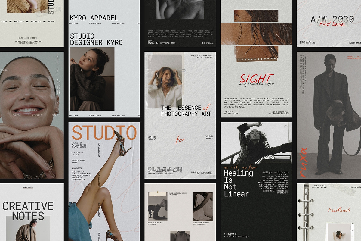 KYRO | Instagram STORIES Bundle, a Social Media Template by Crafted Pixel (Photo 7 of 10)