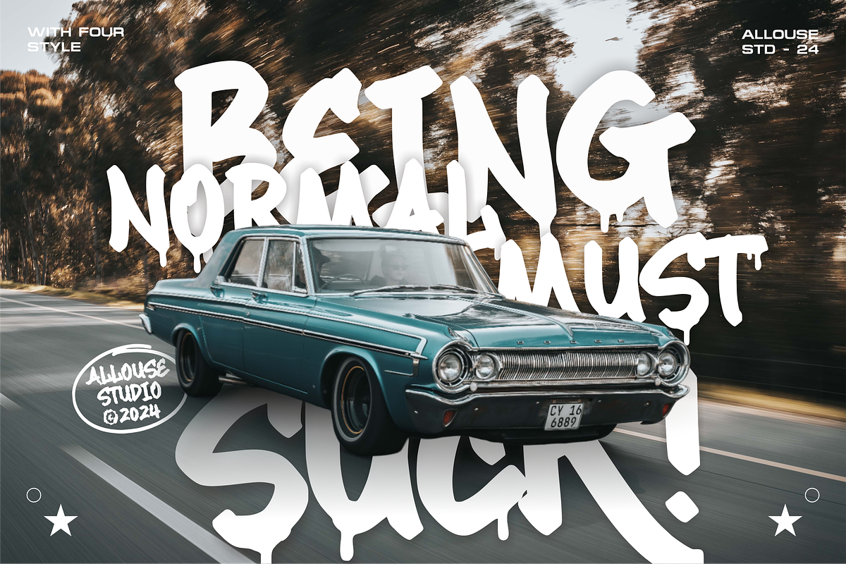 Maximback A Bold Graffiti Font, a Handwritten Font by Allouse Studio (Photo 2 of 10)