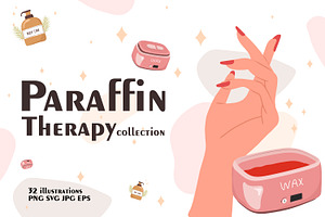 Paraffin therapy, wax from skin care