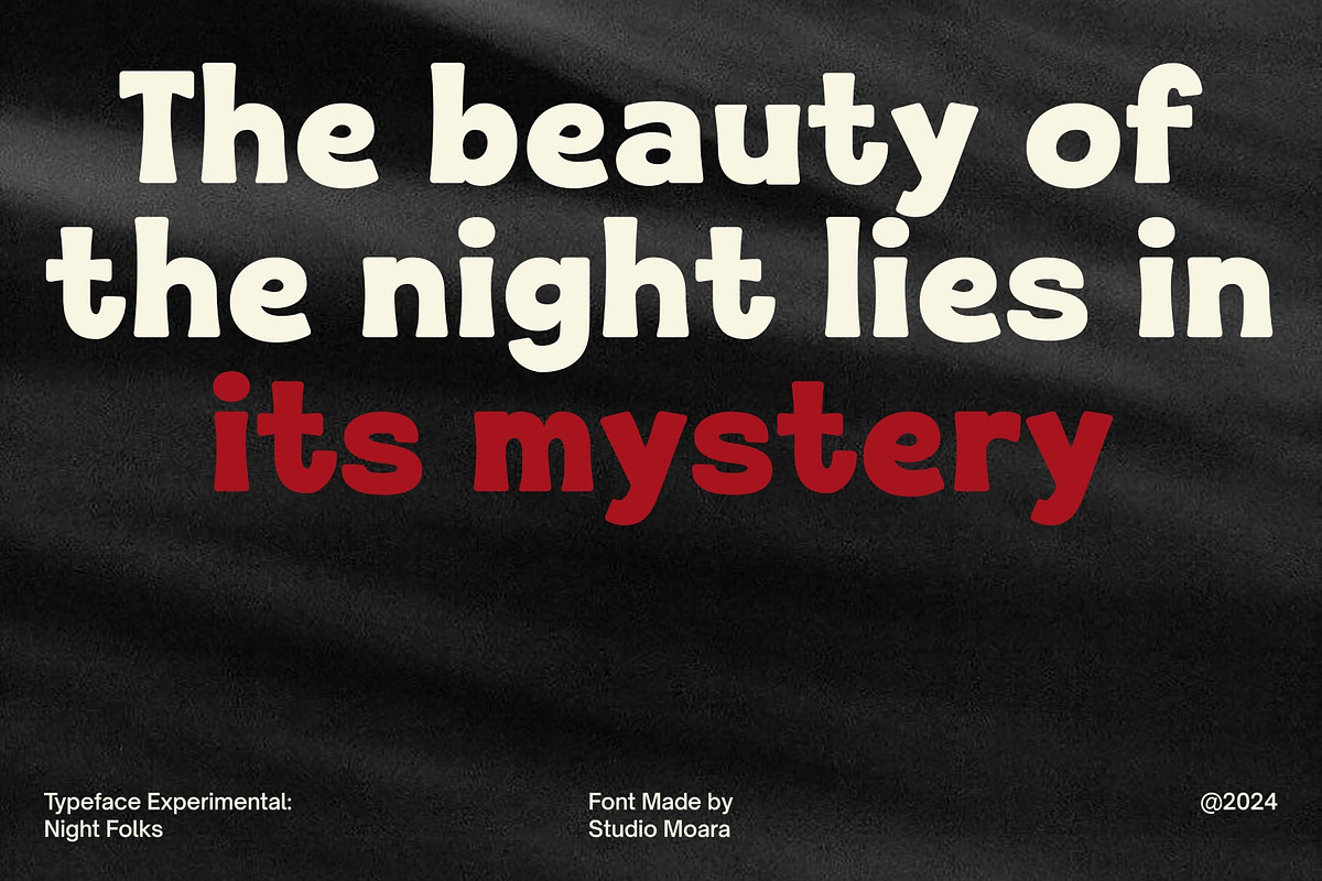 Night Folks - Halloween Display Font, a Font by Studio Moara (Photo 4 of 8)