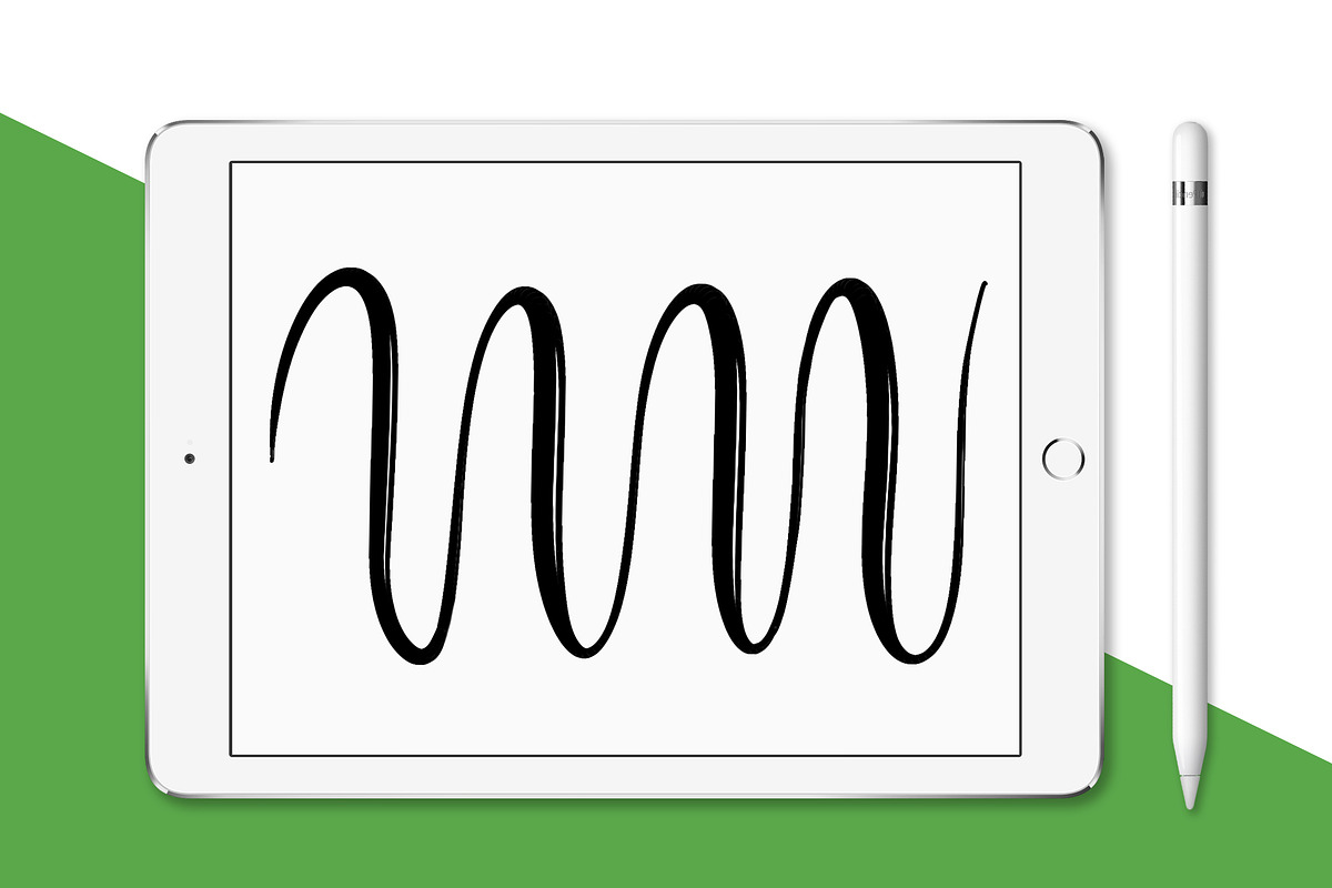Procreate Glossy Brushes, a Brush Add-On by Ale Estrada (Photo 4 of 4)
