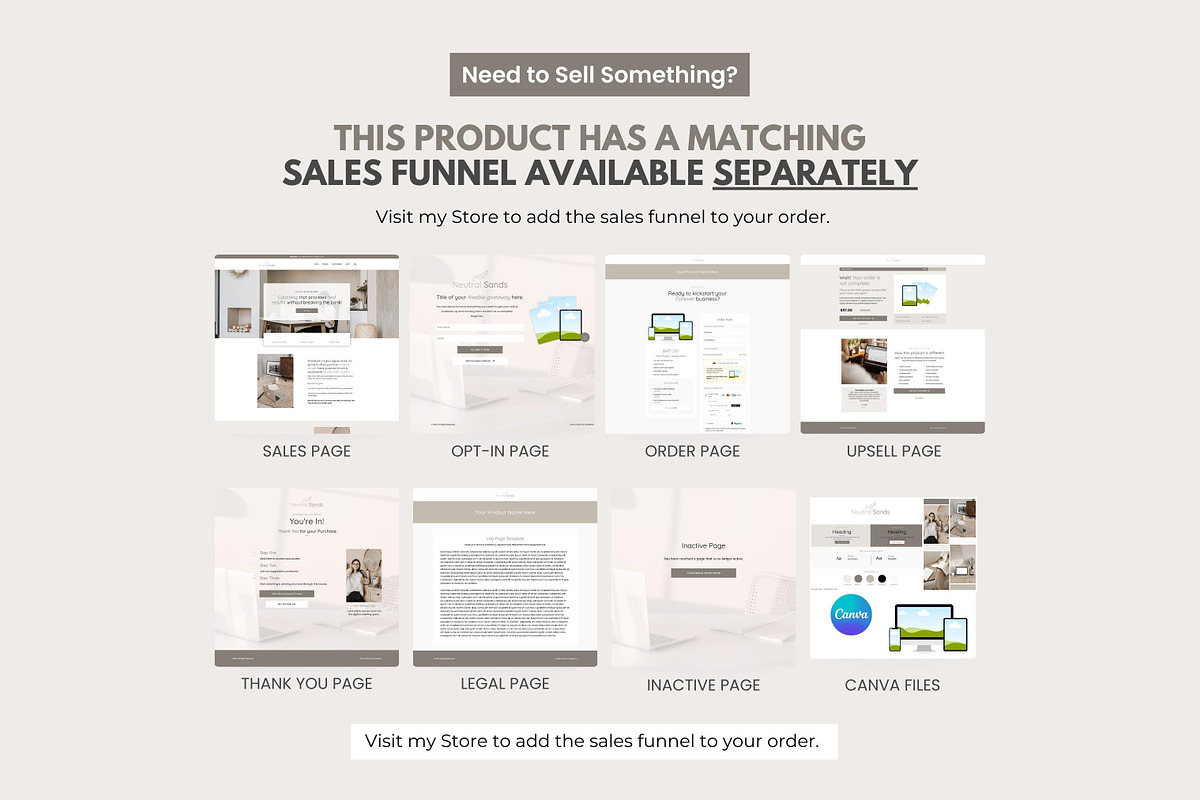 Systeme.io Neutral Sands Blog, a Landing Page Template by Hayley's Digital Hub (Photo 10 of 10)