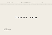 Minimalist Branding Proposal Deck, a Presentation Template by mollydeering (Thumbnail 10 of 10)
