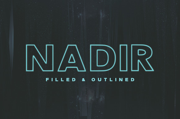 Nadir Typeface preview 7