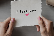 Real Love Whimsical Handwritten Font, a Sans Serif Font by pixelcolours (Thumbnail 3 of 6)