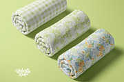 Trio 7 Granny Chic Patterns, a Pattern Graphic by Webvilla Studio (Thumbnail 6 of 8)