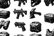 Tactical Gear Military Set, an Object Graphic by RT Studio (Thumbnail 3 of 4)