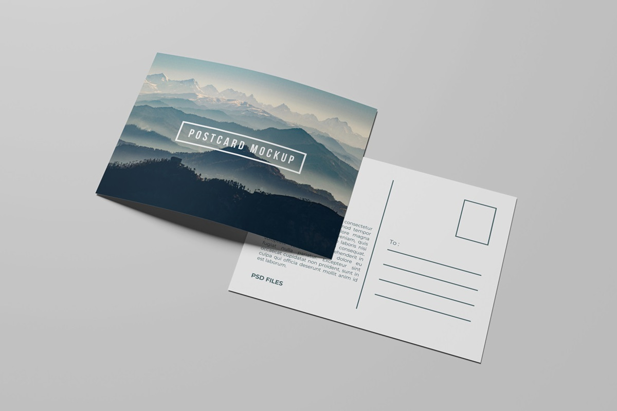 Postcard Mockup, an Advertising Mockup by GraphicWindow (Photo 6 of 6)