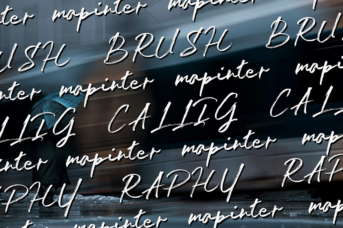 Jan Satipo Brush Font, a Handwritten Font by Siwox Studios (Photo 3 of 8)