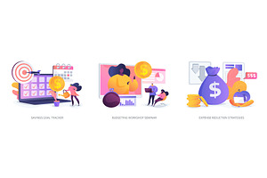 Savings Goals and Budgeting, a Finance Illustration by Visual Generation