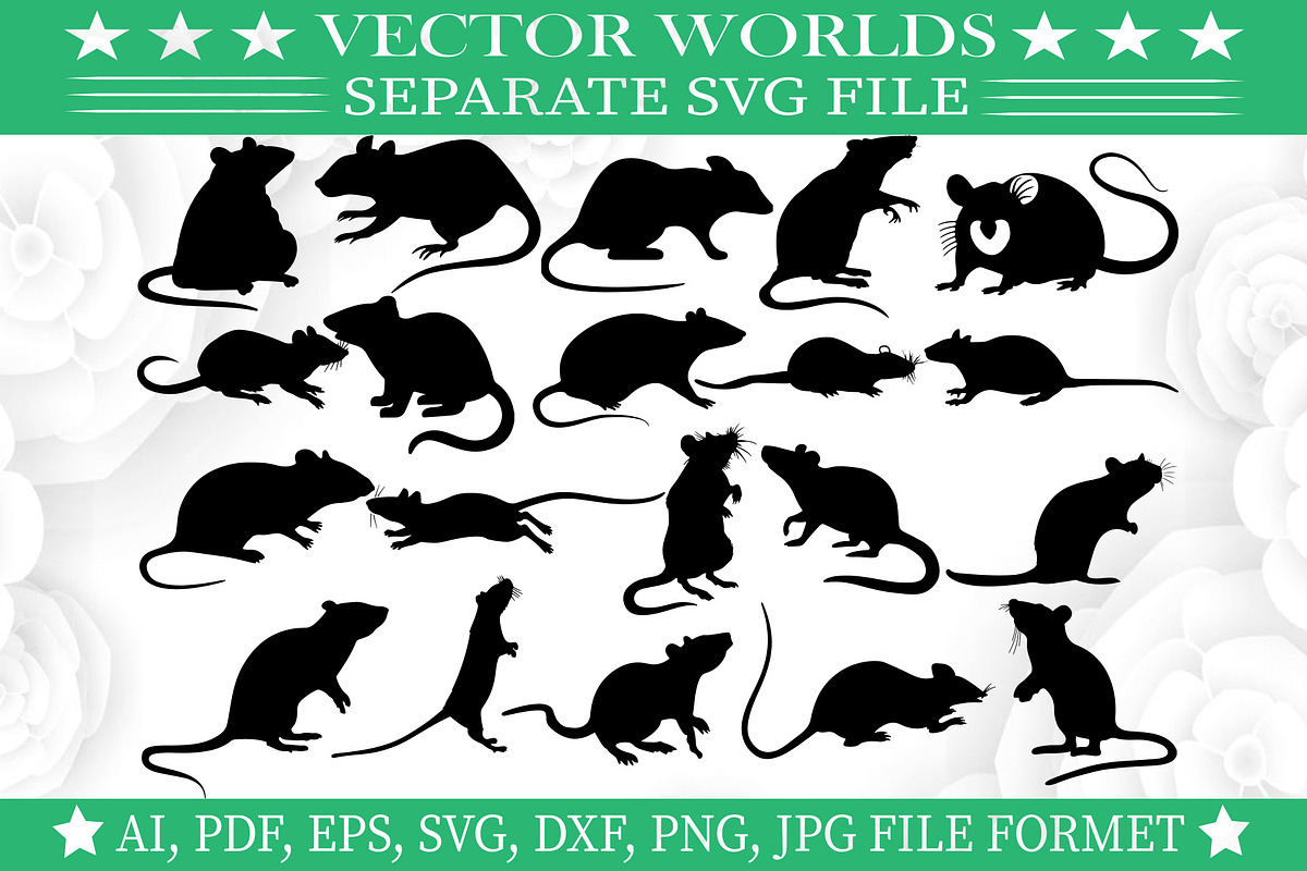 Rat Svg, Animal, Animals Svg, an Object Graphic by VectorWorlds