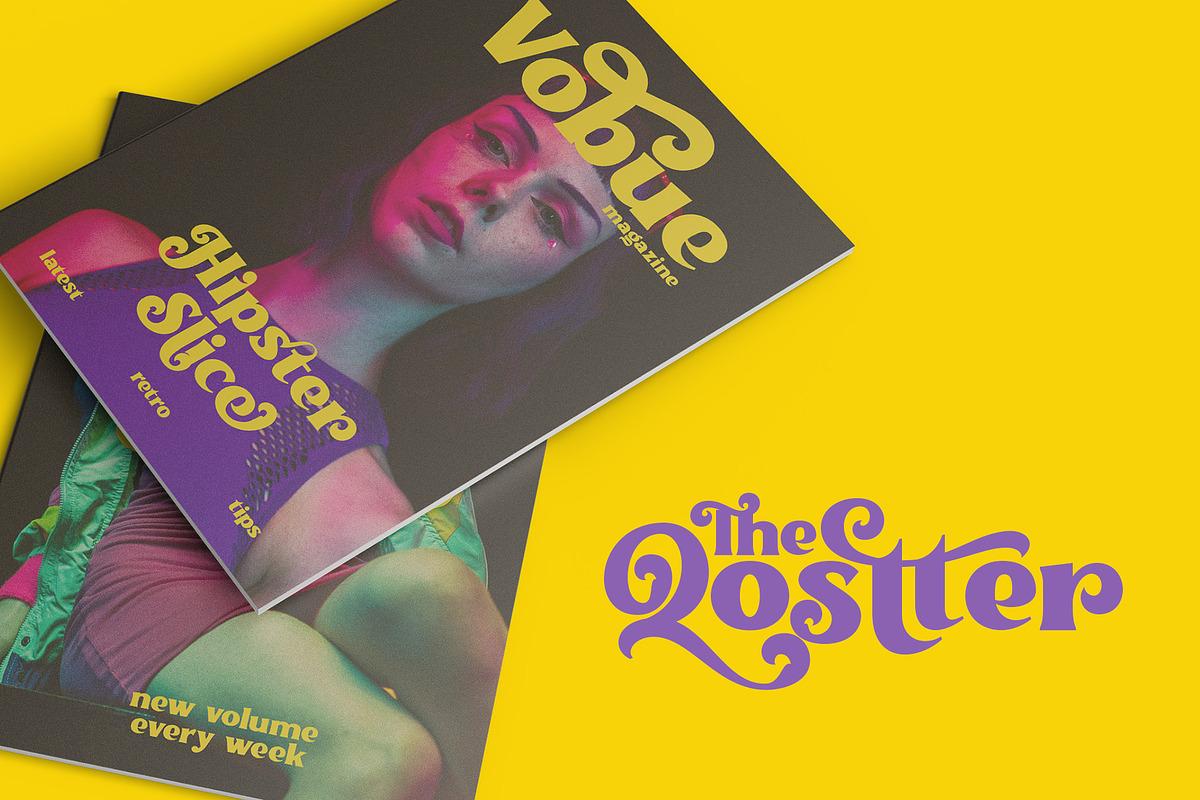 The Qostter Retro Serif, a Serif Font by alit design (Photo 12 of 16)