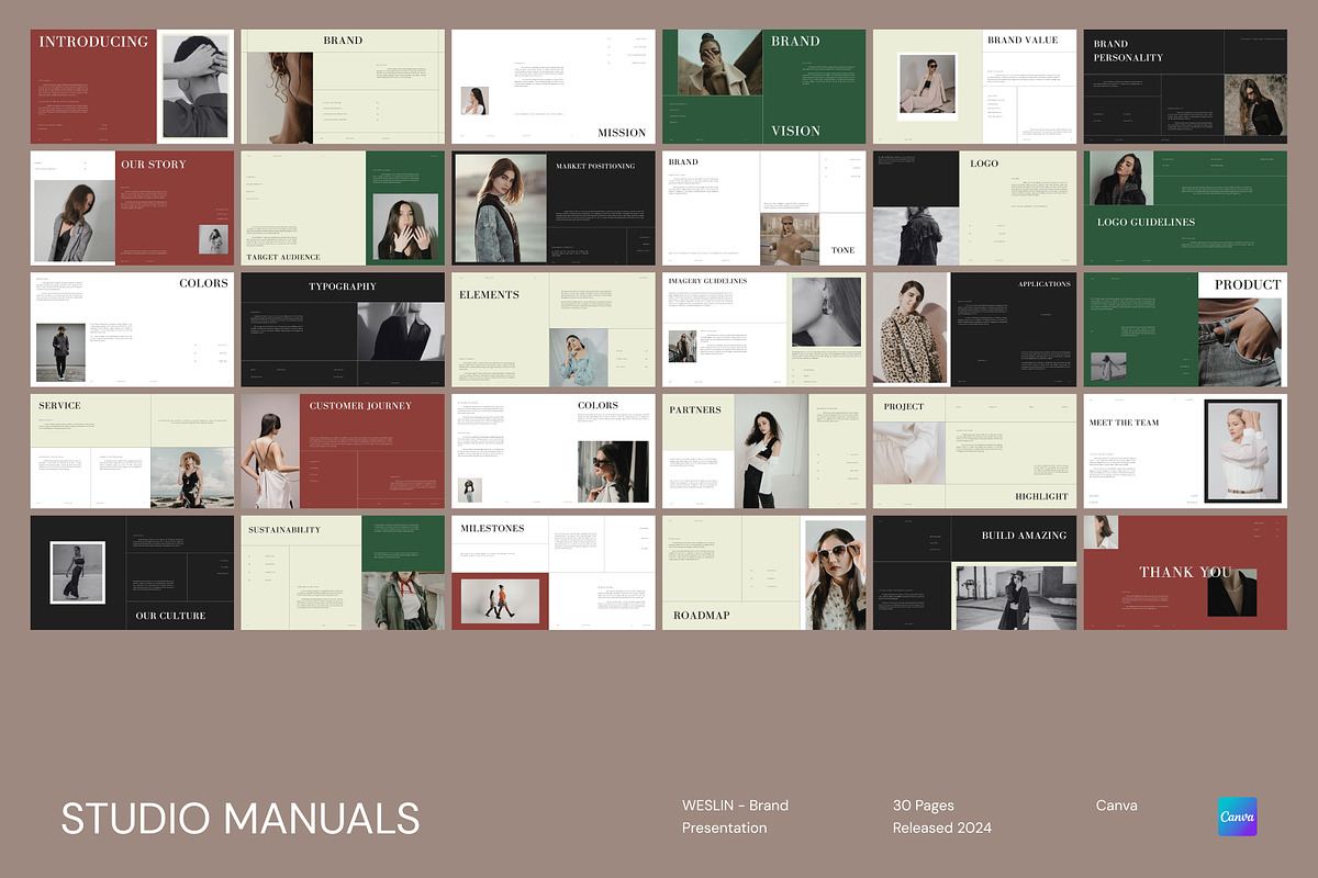 WESLIN - Brand Presentation, a Social Media Template by Studio Manuals (Photo 8 of 8)