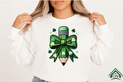 St Patricks Day Teacher Coquette Png, an Illustration by Craft Nest (Thumbnail 2 of 4)