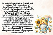 Symphony of sunshine - Handwriting, a Handwritten Font by Charmingbear59.design (Thumbnail 4 of 5)