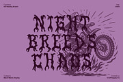 CS Snoring Drawn, a Blackletter Font by Craft Supply Co. (Thumbnail 2 of 8)
