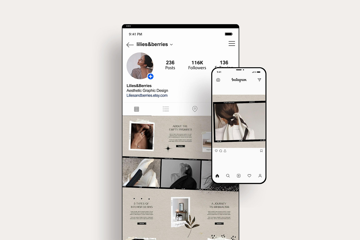 Canva Instagram Puzzle template, a Social Media Template by ...