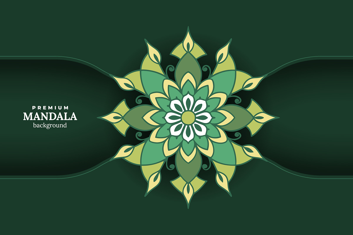 Vivid Islamic Mandala Art, a Pattern Graphic by hkmonir (Photo 1 of 3)