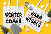 Snow Flakes Font, a Script Font by Runsell Studio (Thumbnail 2 of 5)
