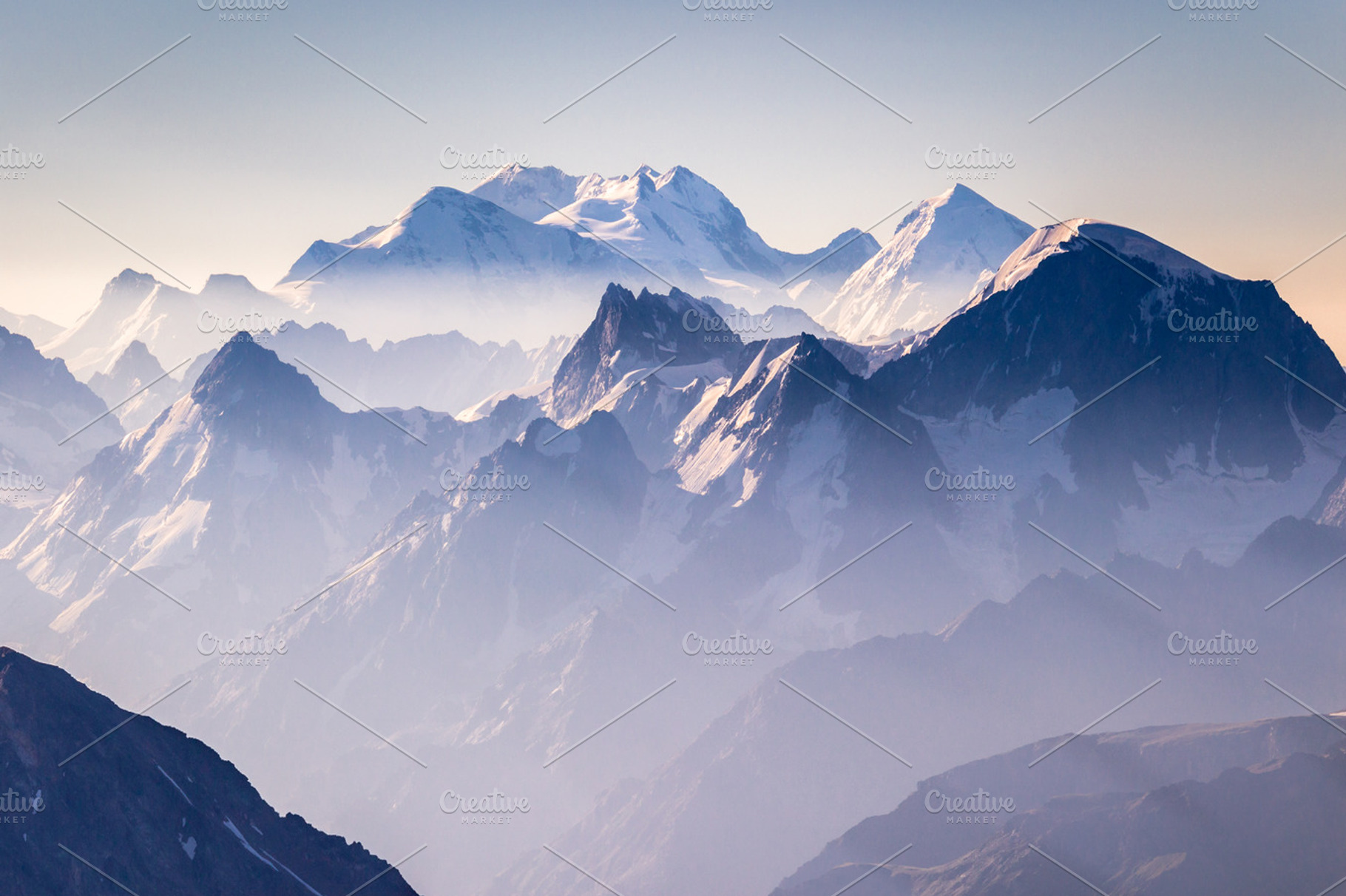 Blue mountains in the morning featuring background, blue, and climbing, a Nature Photo by WhiteMountMedia