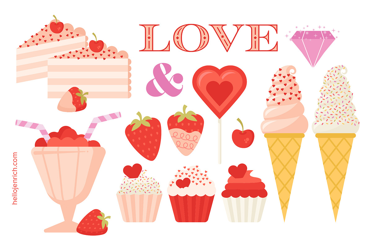 Forever Love Illustration Collection, a Decorative Illustration by hellojenrich (Photo 5 of 8)