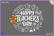 Happy Teacher's Day Vector Art SVG, an Object Illustration by Gfx Expert Team (Thumbnail 2 of 3)