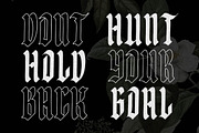 Black Freedom a Blackletter Font, a Blackletter Font by Blankids Studio (Thumbnail 4 of 9)
