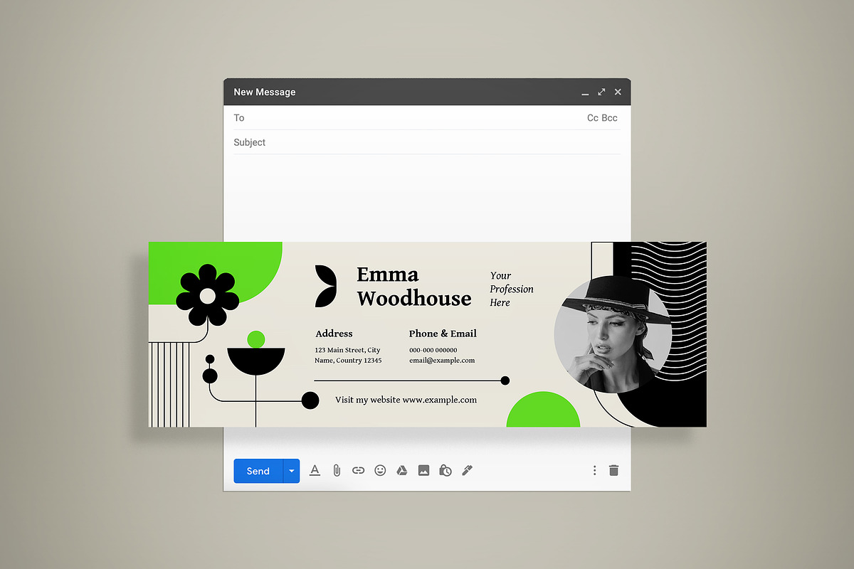 Email Signature, an Email Template by graphicook (Photo 3 of 4)