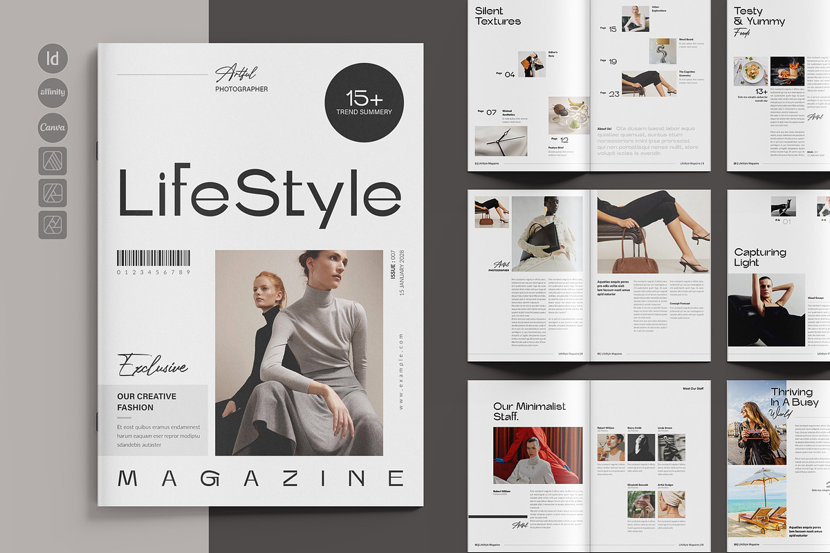 The Lifestyle Magazine Template, a Magazine Template by TemplateFolio-Shop (Photo 1 of 16)