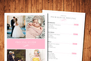 photography pricing template, a Brochure Template by DonyDesigns (Thumbnail 1 of 2)
