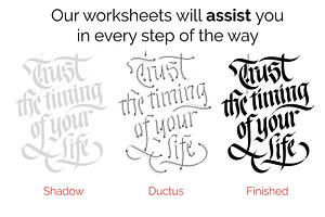 Blackletter Calligraphy Workbook Set