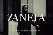 Zanela, a Serif Font by Muflieart (Thumbnail 1 of 7)