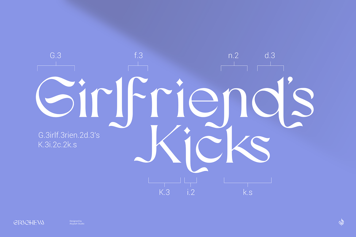 Gracheva | Premium Display Font, a Serif Font by Aluyeah Studio (Photo 6 of 16)