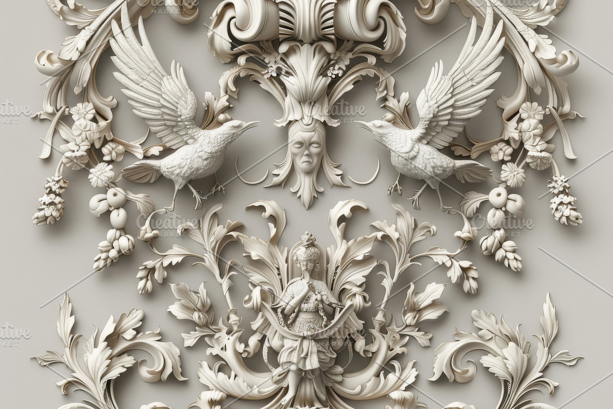 62 Rococo patterns, an Architecture Photo by Handmadefont (Photo 11 of 65)