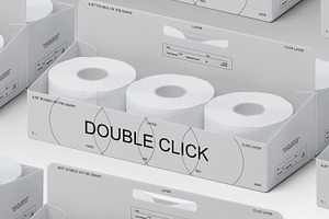 Toilet Paper Packaging Mockup