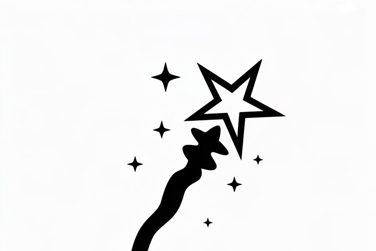 A stylish set of magic wand vector, an Illustration by Amazin_art (Photo 23 of 41)