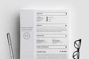 Resume Template / CV Template, a Resume Template by Resume21 (Thumbnail 1 of 5)