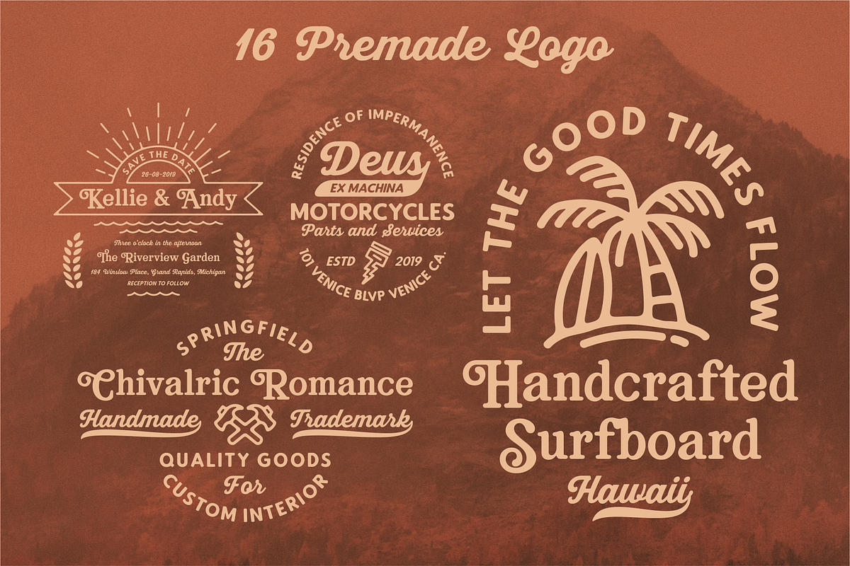 Bookman Font Collection preview 6