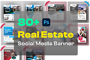 80+ Mega Real Estate Social Banner, a Social Media Template by DesignsLab (Thumbnail 5 of 7)
