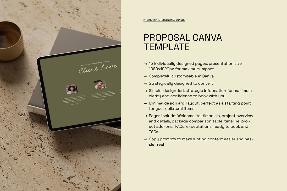 Photographer's Essential Bundle, a Marketing Template by Third Ginger Studio (Photo 4 of 13)