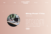'Terracotta Dreams' Showit Template, a Landing Page Template by maddiedigitalco. (Thumbnail 4 of 6)