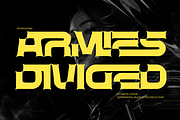 Armies Divided - Cyber Font, a Serif Font by 177Studio (Thumbnail 1 of 8)