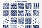 Japanese Vector Patterns & Elements, a Pattern Graphic by Julie&Taily (Thumbnail 5 of 24)
