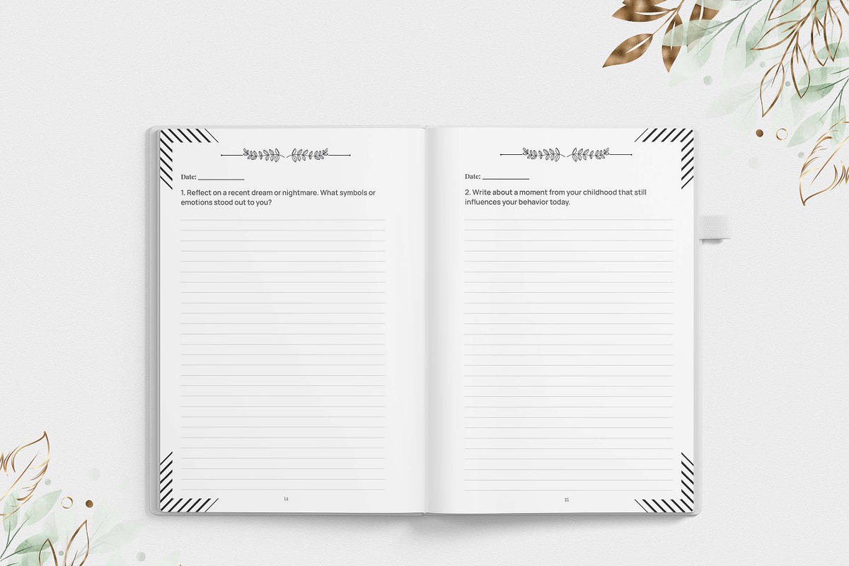 Shadow Work Journal and Workbook, a Brochure Template by Graphic Template (Photo 4 of 5)