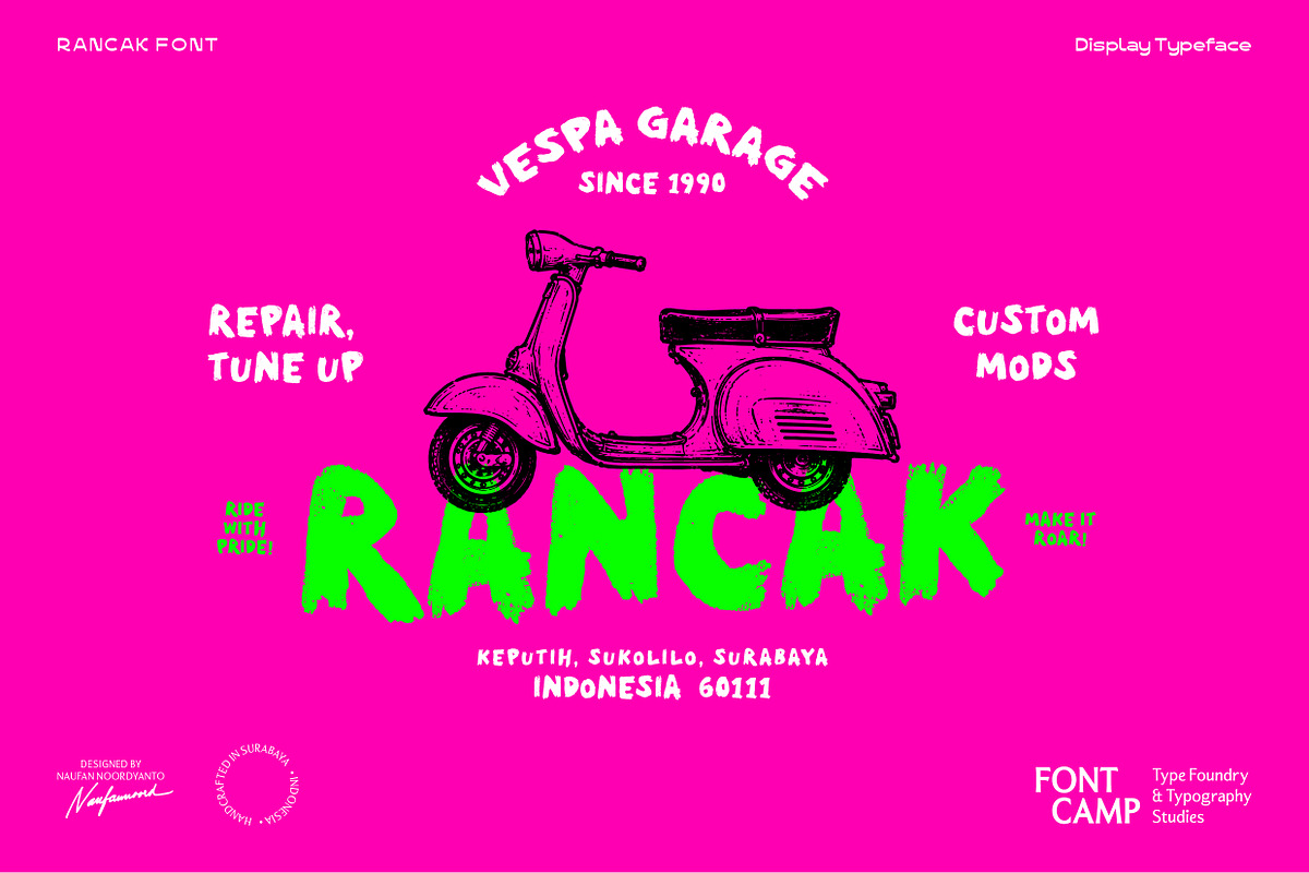 Rancak Font, a Handwritten Font by Fontcamp Type Foundry (Photo 5 of 9)
