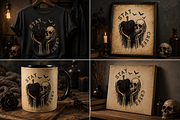 Dark Academia Halloween Png Bundle, an Object Graphic by Daisy Design (Thumbnail 10 of 21)