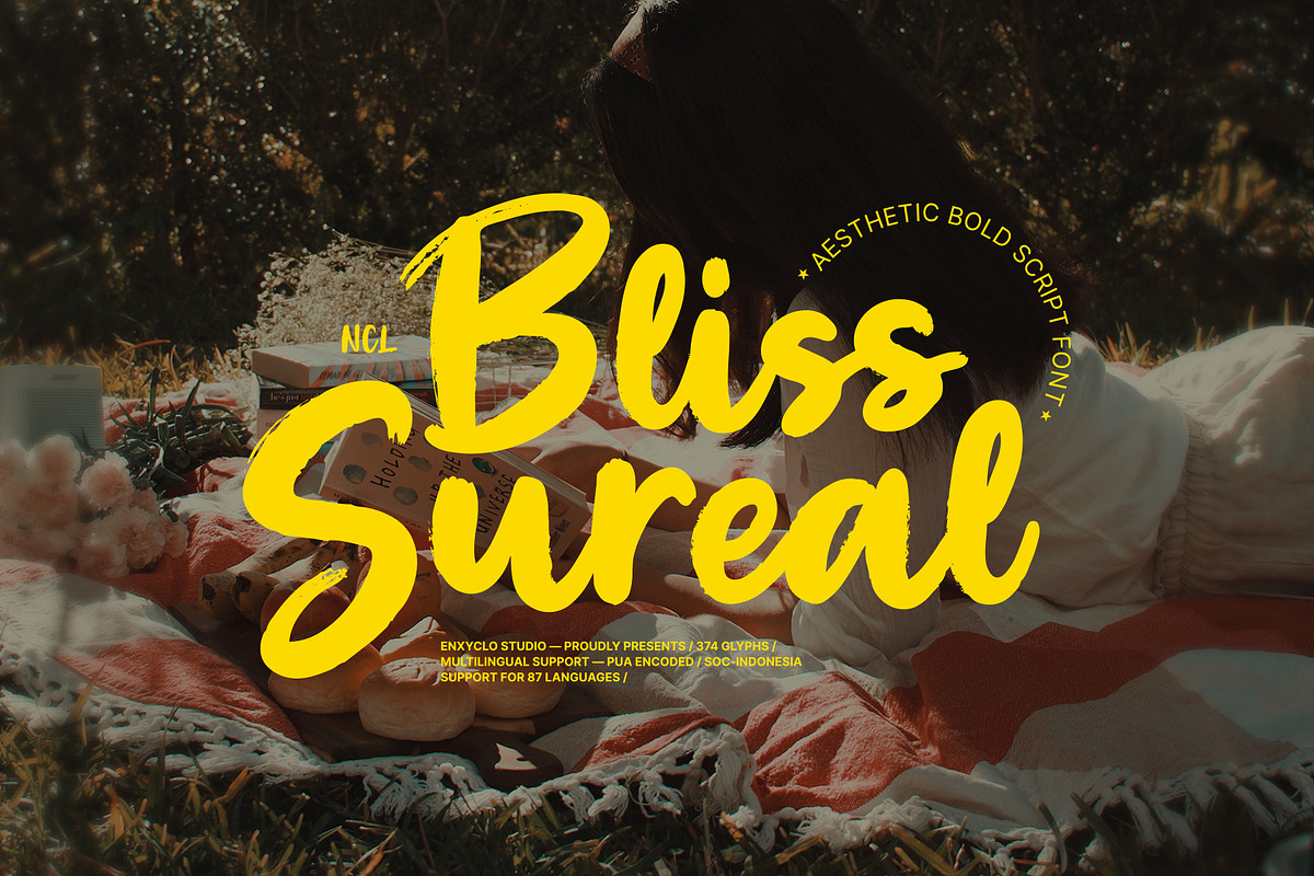 NCL BLISS SUREAL - Bold Script Font, a Script Font by Enxyclo Studio (Photo 1 of 10)