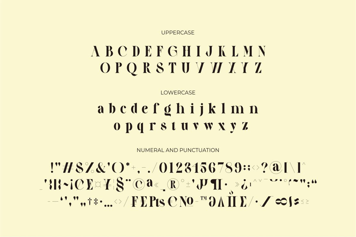 Galery - Elegant Modern Typeface, a Serif Font by suhadidesign (Photo 14 of 15)