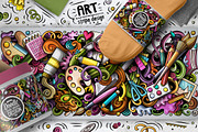 Design & Art Cartoon Doodle Big Pack, a Decorative Illustration by BALABOLKA (Thumbnail 8 of 10)