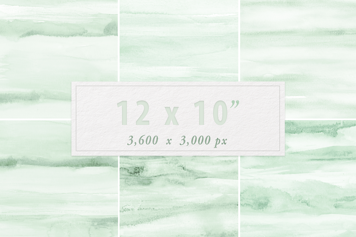 Sage Green Watercolor Backgrounds, a Graphic by Photohacklovers (Photo 2 of 7)